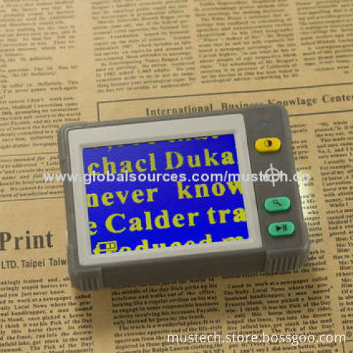 3.5-inch Handheld Portable Video Magnifier with Rechargeable Li-ion Battery